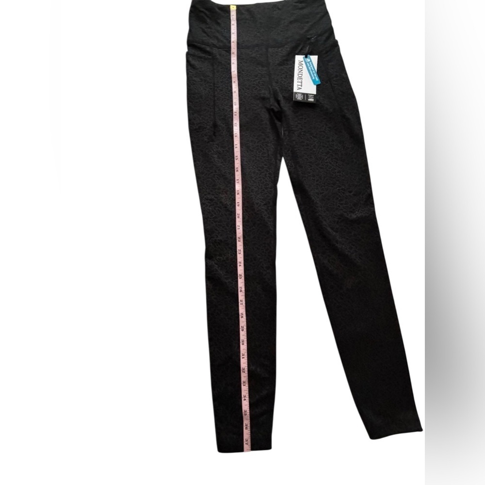 Mondetta Performance Luxury Black High Rise Leggings NWT Size S - Picture 2 of 5
